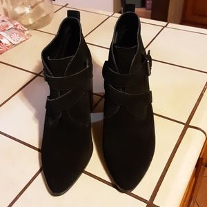 NINE WEST Black Boots Heels